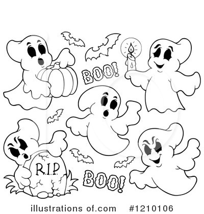 Royalty-Free (RF) Halloween Clipart Illustration by visekart - Stock Sample #1210106