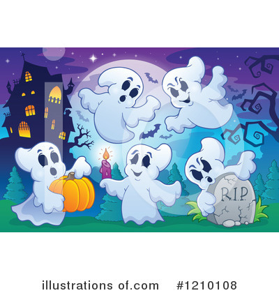 Royalty-Free (RF) Halloween Clipart Illustration by visekart - Stock Sample #1210108