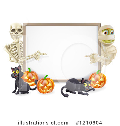 Royalty-Free (RF) Halloween Clipart Illustration by AtStockIllustration - Stock Sample #1210604