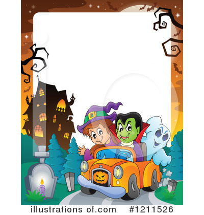 Royalty-Free (RF) Halloween Clipart Illustration by visekart - Stock Sample #1211526