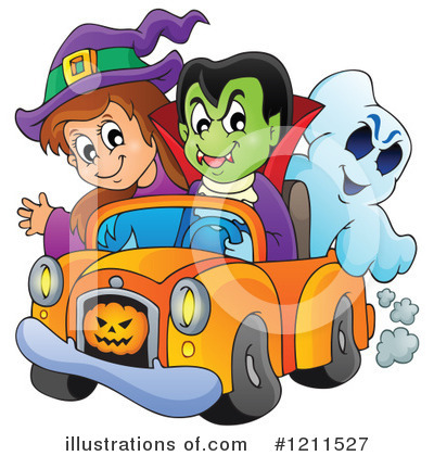 Royalty-Free (RF) Halloween Clipart Illustration by visekart - Stock Sample #1211527