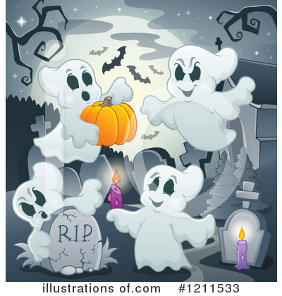 Royalty-Free (RF) Halloween Clipart Illustration by visekart - Stock Sample #1211533