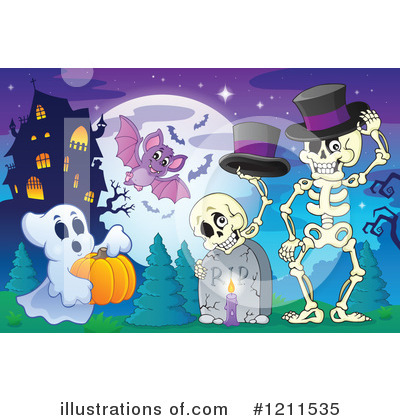Royalty-Free (RF) Halloween Clipart Illustration by visekart - Stock Sample #1211535