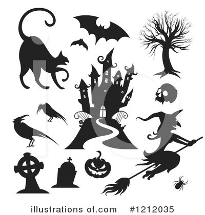 Royalty-Free (RF) Halloween Clipart Illustration by TA Images - Stock Sample #1212035