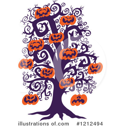 Royalty-Free (RF) Halloween Clipart Illustration by Zooco - Stock Sample #1212494