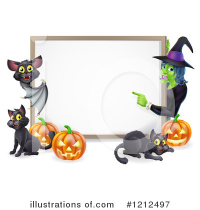 Royalty-Free (RF) Halloween Clipart Illustration by AtStockIllustration - Stock Sample #1212497