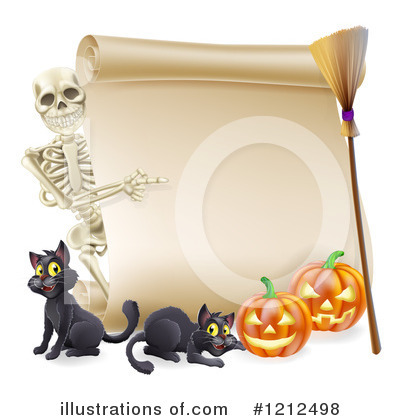 Royalty-Free (RF) Halloween Clipart Illustration by AtStockIllustration - Stock Sample #1212498