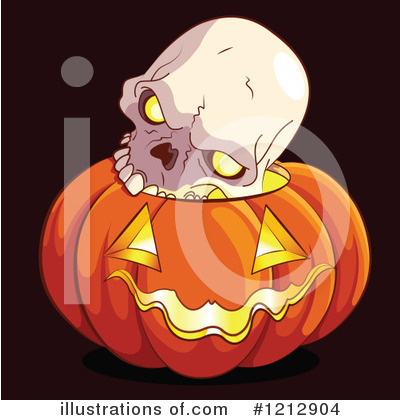 Royalty-Free (RF) Halloween Clipart Illustration by Pushkin - Stock Sample #1212904