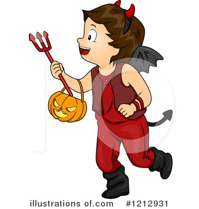 Royalty-Free (RF) Halloween Clipart Illustration by BNP Design Studio - Stock Sample #1212931