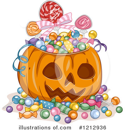 Royalty-Free (RF) Halloween Clipart Illustration by BNP Design Studio - Stock Sample #1212936