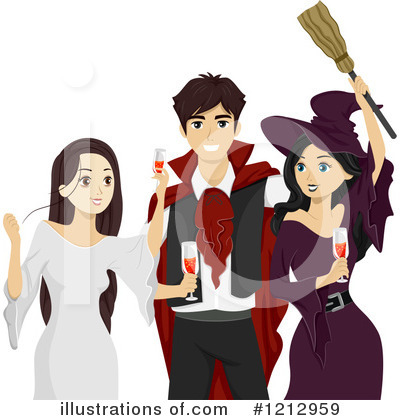 Royalty-Free (RF) Halloween Clipart Illustration by BNP Design Studio - Stock Sample #1212959