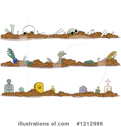 Cemetery Clipart #1212966 by BNP Design Studio