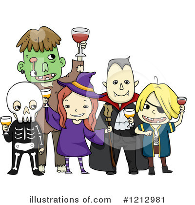Royalty-Free (RF) Halloween Clipart Illustration by BNP Design Studio - Stock Sample #1212981