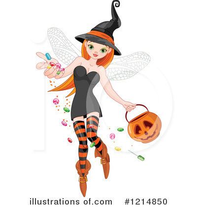 Royalty-Free (RF) Halloween Clipart Illustration by Pushkin - Stock Sample #1214850