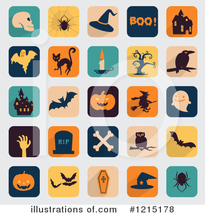 Royalty-Free (RF) Halloween Clipart Illustration by Eugene - Stock Sample #1215178