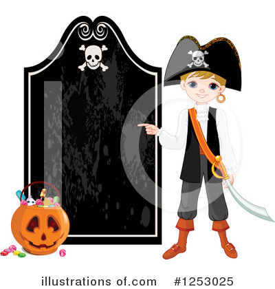 Royalty-Free (RF) Halloween Clipart Illustration by Pushkin - Stock Sample #1253025