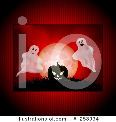 Royalty-Free (RF) Halloween Clipart Illustration by elaineitalia - Stock Sample #1253934