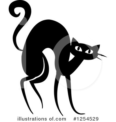 Scared Cat Clipart #1254529 by Vector Tradition SM