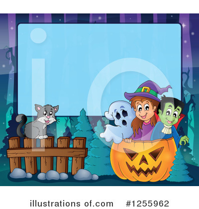 Royalty-Free (RF) Halloween Clipart Illustration by visekart - Stock Sample #1255962