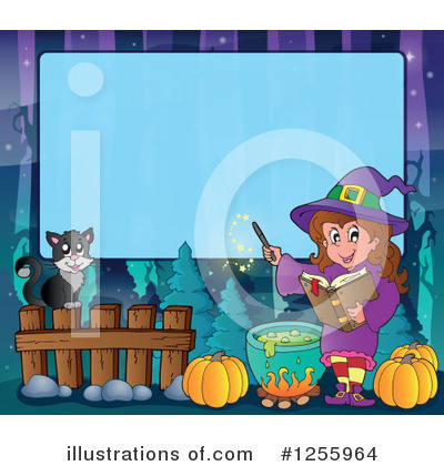 Royalty-Free (RF) Halloween Clipart Illustration by visekart - Stock Sample #1255964