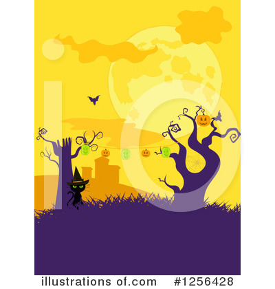 Royalty-Free (RF) Halloween Clipart Illustration by elaineitalia - Stock Sample #1256428