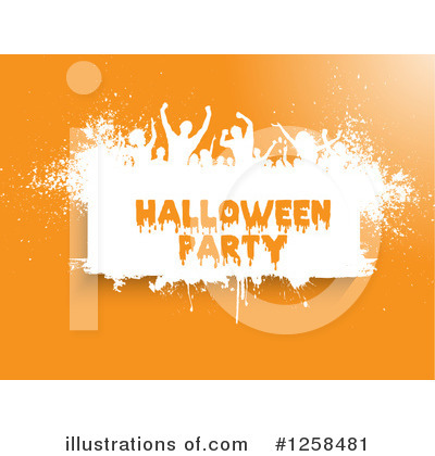 Halloween Party Clipart #1258481 by KJ Pargeter