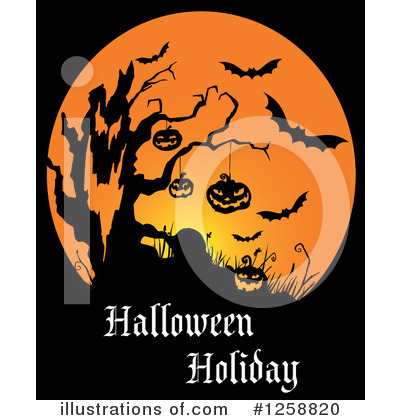 Royalty-Free (RF) Halloween Clipart Illustration by Vector Tradition SM - Stock Sample #1258820
