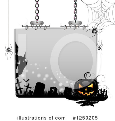Royalty-Free (RF) Halloween Clipart Illustration by merlinul - Stock Sample #1259205