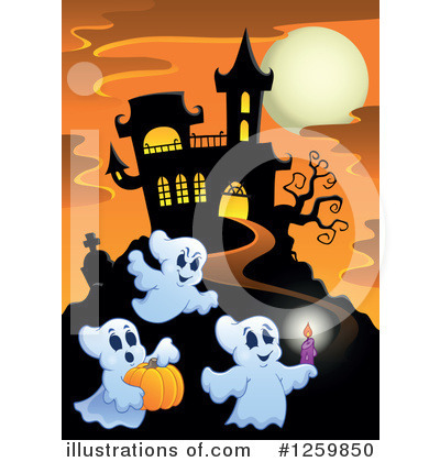 Royalty-Free (RF) Halloween Clipart Illustration by visekart - Stock Sample #1259850