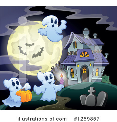 Royalty-Free (RF) Halloween Clipart Illustration by visekart - Stock Sample #1259857