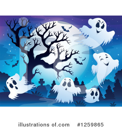 Royalty-Free (RF) Halloween Clipart Illustration by visekart - Stock Sample #1259865