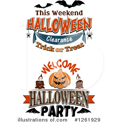 Royalty-Free (RF) Halloween Clipart Illustration by Vector Tradition SM - Stock Sample #1261929