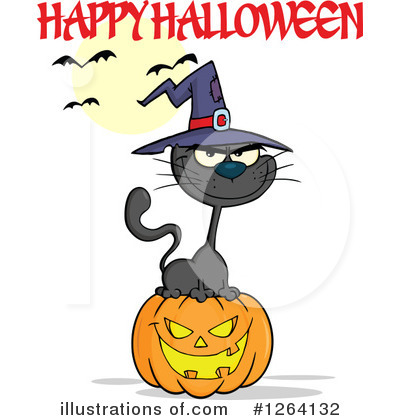 Royalty-Free (RF) Halloween Clipart Illustration by Hit Toon - Stock Sample #1264132