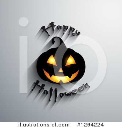 Halloween Pumpkins Clipart #1264224 by KJ Pargeter
