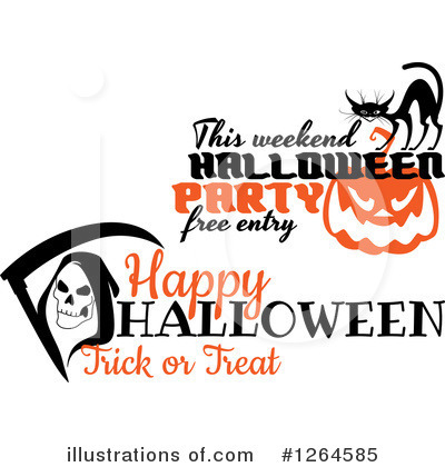 Royalty-Free (RF) Halloween Clipart Illustration by Vector Tradition SM - Stock Sample #1264585
