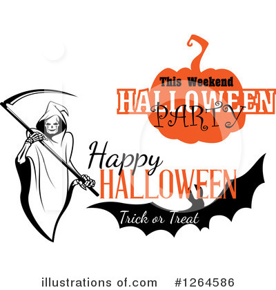 Royalty-Free (RF) Halloween Clipart Illustration by Vector Tradition SM - Stock Sample #1264586