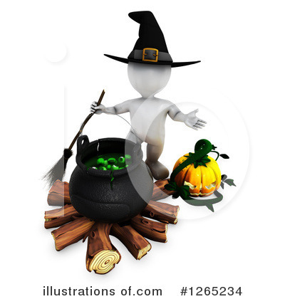 Witch Clipart #1265234 by KJ Pargeter
