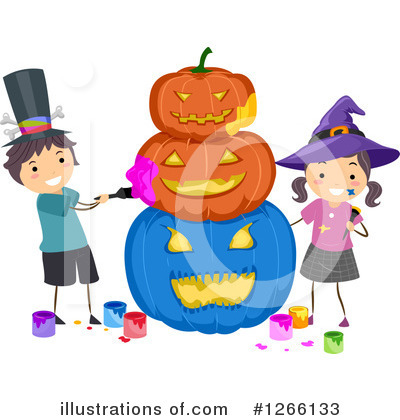 Royalty-Free (RF) Halloween Clipart Illustration by BNP Design Studio - Stock Sample #1266133