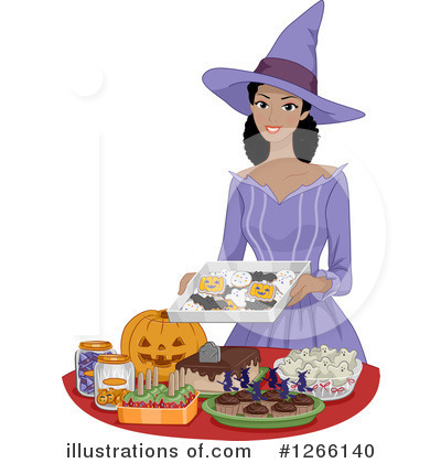 Royalty-Free (RF) Halloween Clipart Illustration by BNP Design Studio - Stock Sample #1266140