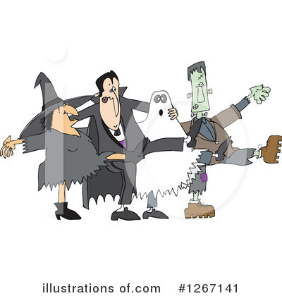 Royalty-Free (RF) Halloween Clipart Illustration by djart - Stock Sample #1267141