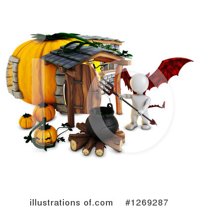 Royalty-Free (RF) Halloween Clipart Illustration by KJ Pargeter - Stock Sample #1269287