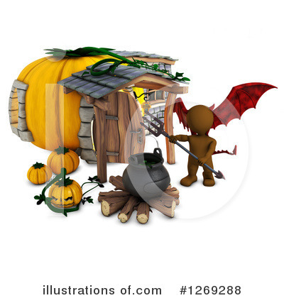 Royalty-Free (RF) Halloween Clipart Illustration by KJ Pargeter - Stock Sample #1269288