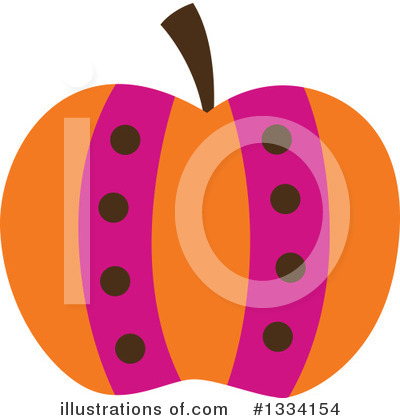 Pumpkin Clipart #1334154 by Cherie Reve