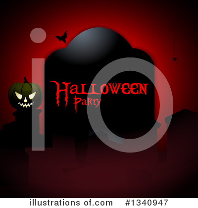 Halloween Party Clipart #1340947 by elaineitalia