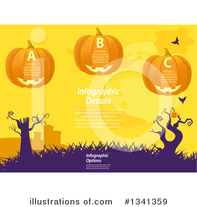 Royalty-Free (RF) Halloween Clipart Illustration by elaineitalia - Stock Sample #1341359