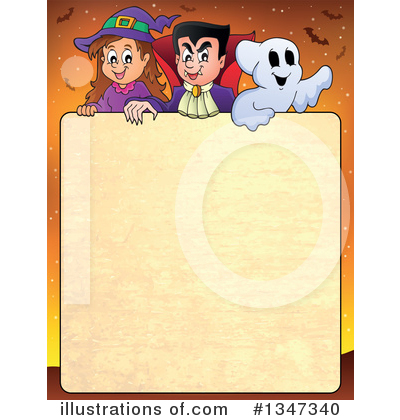 Royalty-Free (RF) Halloween Clipart Illustration by visekart - Stock Sample #1347340
