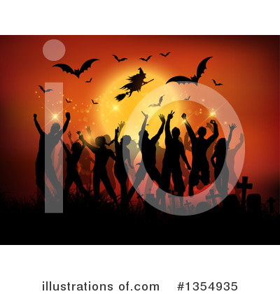 Royalty-Free (RF) Halloween Clipart Illustration by KJ Pargeter - Stock Sample #1354935