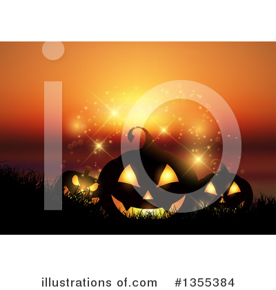 Royalty-Free (RF) Halloween Clipart Illustration by KJ Pargeter - Stock Sample #1355384