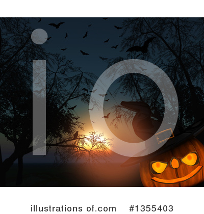Royalty-Free (RF) Halloween Clipart Illustration by KJ Pargeter - Stock Sample #1355403