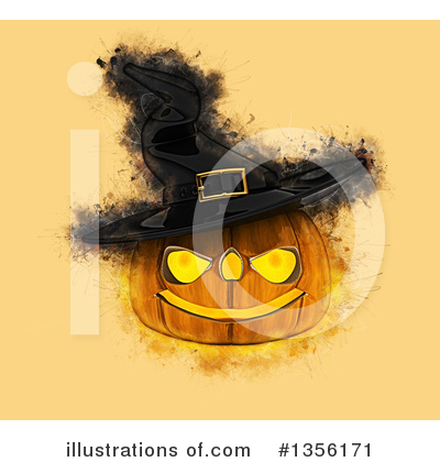 Royalty-Free (RF) Halloween Clipart Illustration by KJ Pargeter - Stock Sample #1356171